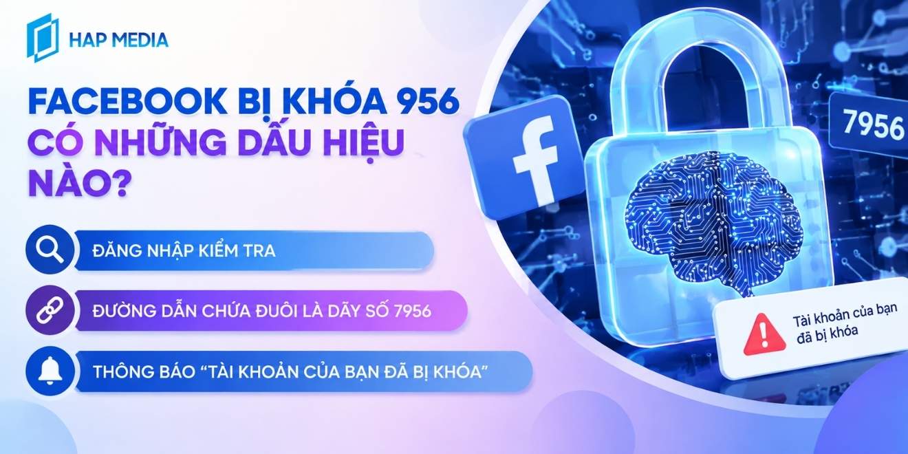 Facebook bị khóa 956 có những dấu hiệu nào?