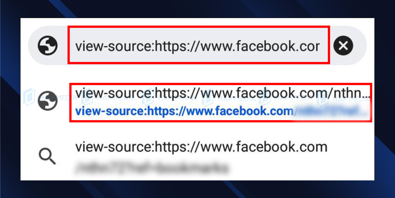 Bước 3: Chèn "view-source:" vào trước địa chỉ Facebook hiện tại trên thanh địa chỉ của trình duyệt > Nhấn OK để mở mã nguồn. cách xem ai vừa vào tường facebook của mình