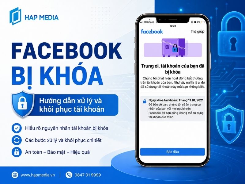 Cách lấy lại tài khoản Facebook bị khóa