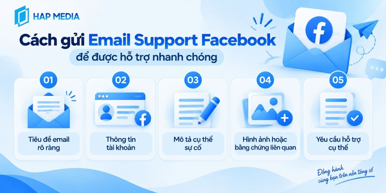 Email Support Facebook: Cách Liên Hệ & Gửi Yêu Cầu Hỗ Trợ 3 Cách gửi Email Support Facebook để được hỗ trợ nhanh chóng