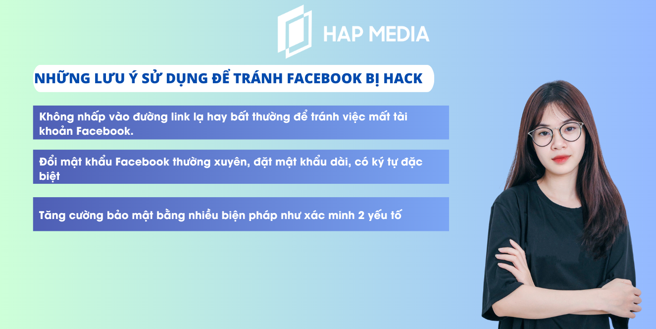 Những lưu ý sử dụng để tránh Facebook bị hack
