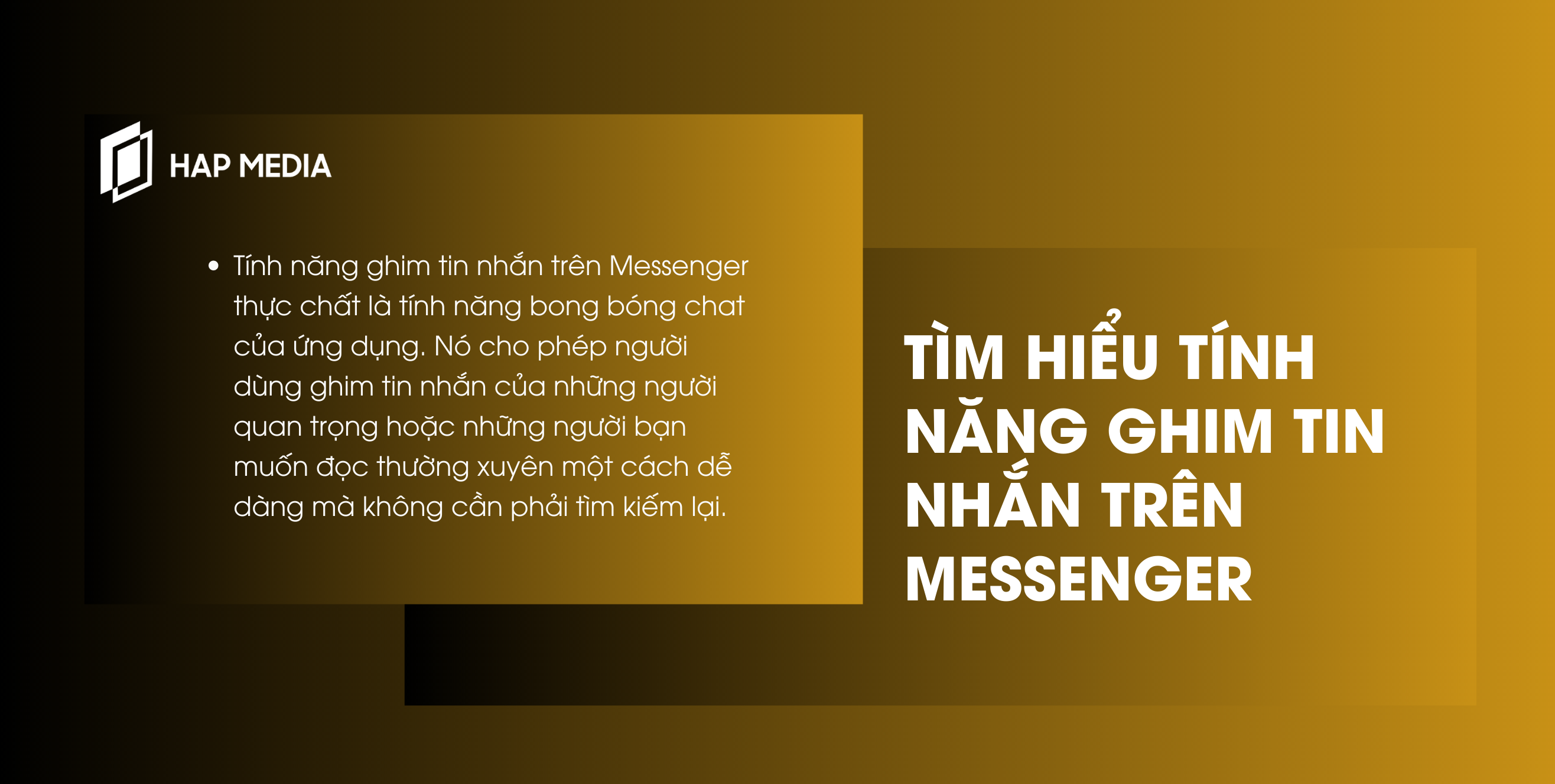 Tìm hiểu tính năng ghim tin nhắn trên Messenger. cách ghim tin nhắn trên messenger