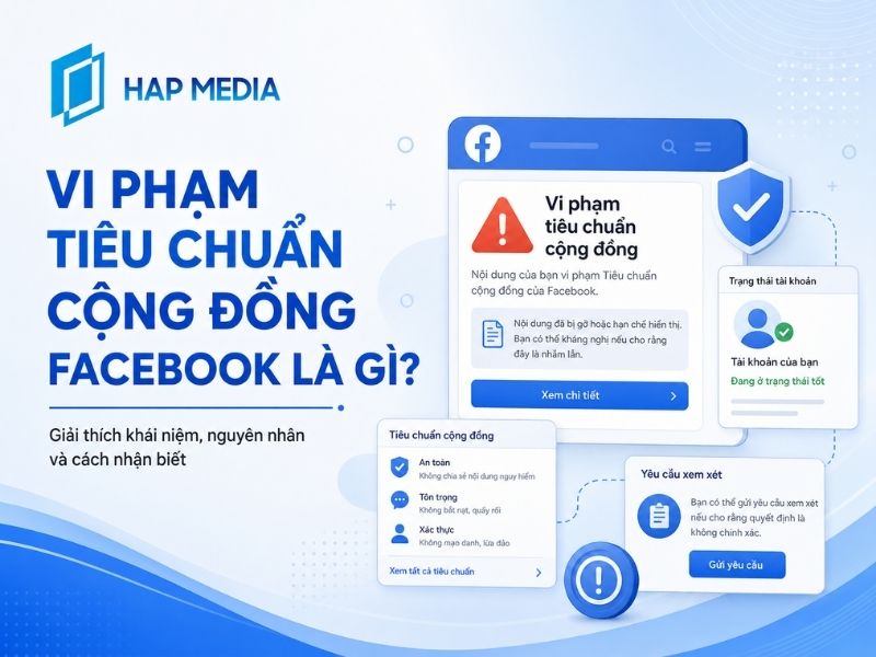 vi phạm tiêu chuẩn cộng đồng Facebook