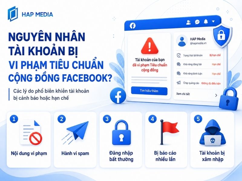 vi phạm tiêu chuẩn cộng đồng Facebook