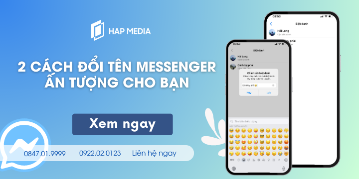 2 cách đổi tên Messenger ấn tượng cho bạn