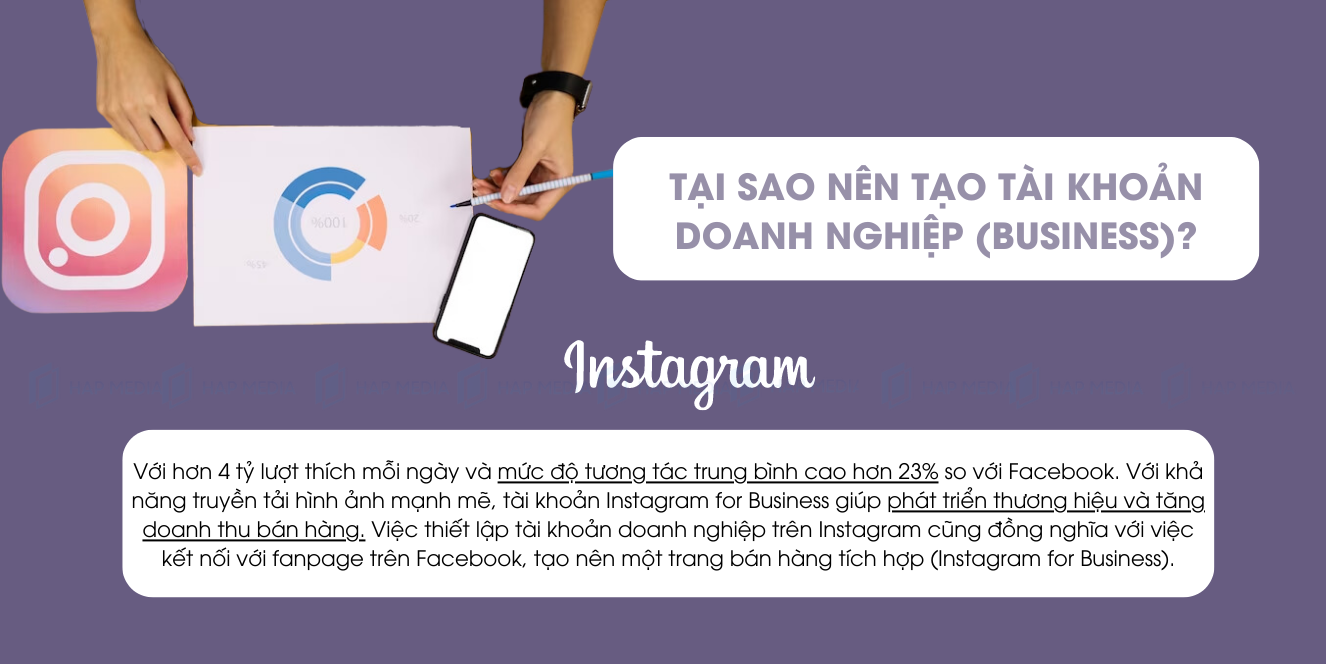 cách tạo instagram cho doanh nghiệp