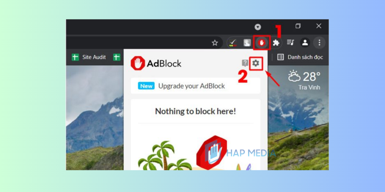 Cách tắt quảng cáo trên Messenger bằng phần mềm chặn Adblock bước 4