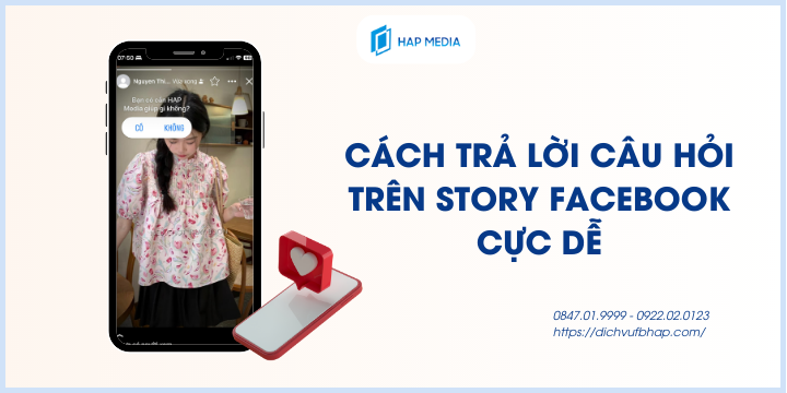 cách trả lời câu hỏi trên story facebook