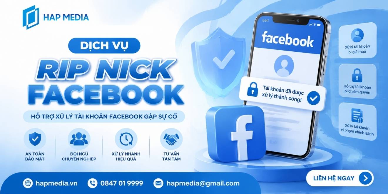 Dịch vụ rip nick Facebook