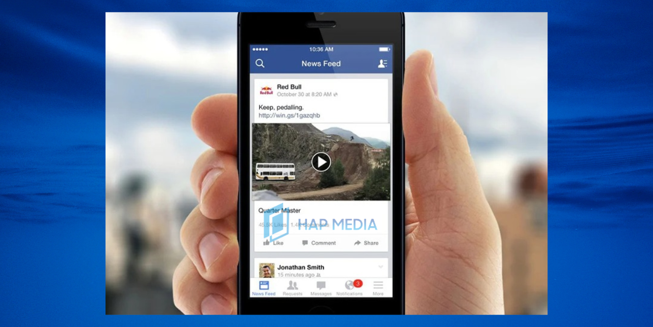 Kích thước video chạy quảng cáo Facebook Newsfeed phân giải cao 