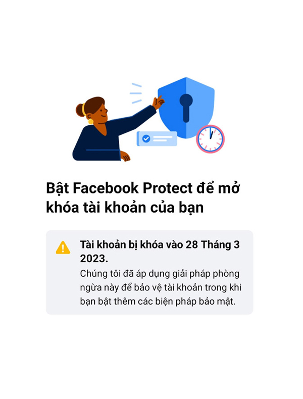 Facebook bị khóa