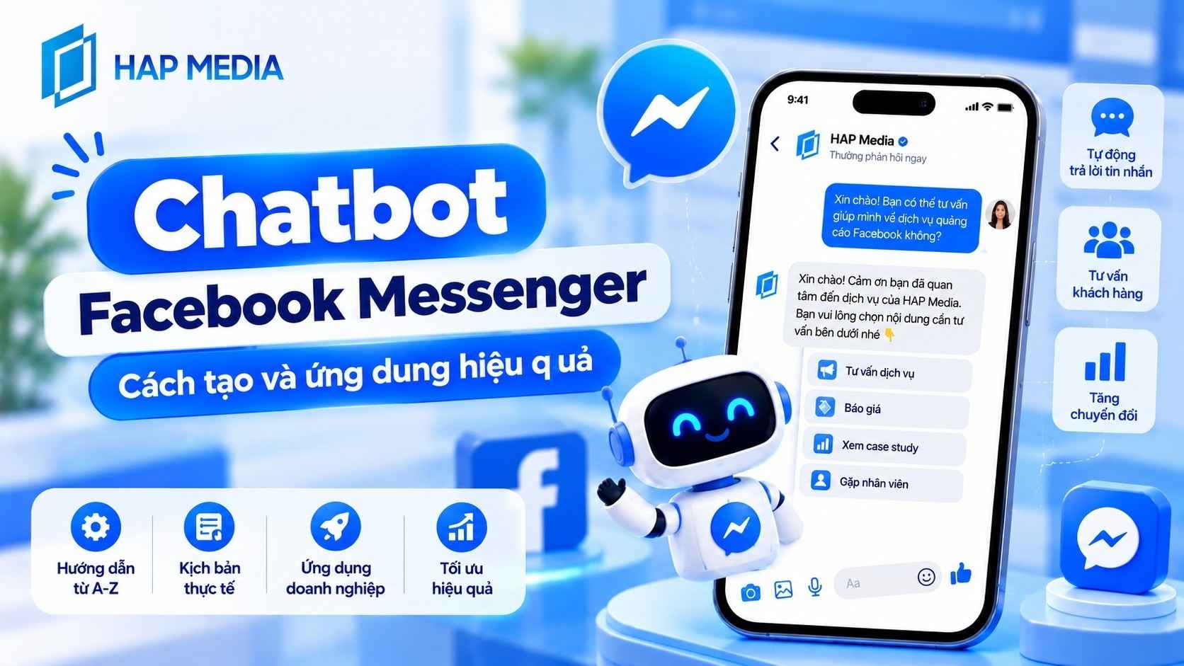 Chatbot Facebook Messenger Cách tạo và ứng dụng hiệu quả