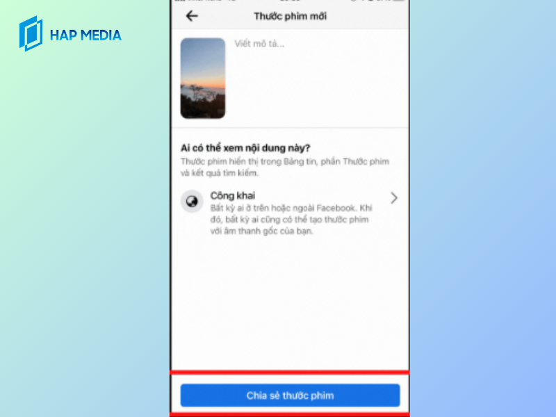 Hướng dẫn cách tạo Reels Facebook bằng điện thoại dễ nhất 6 HAP MEDIA