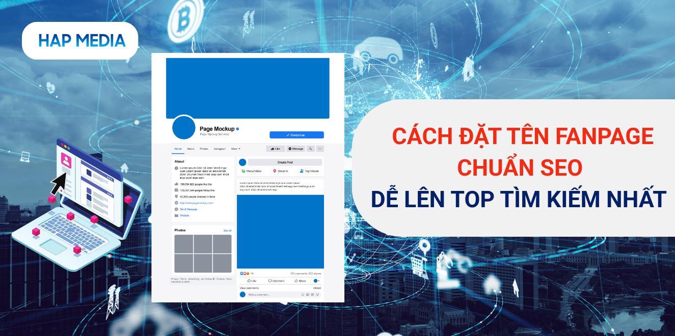Cách đặt tên Fanpage chuẩn SEO