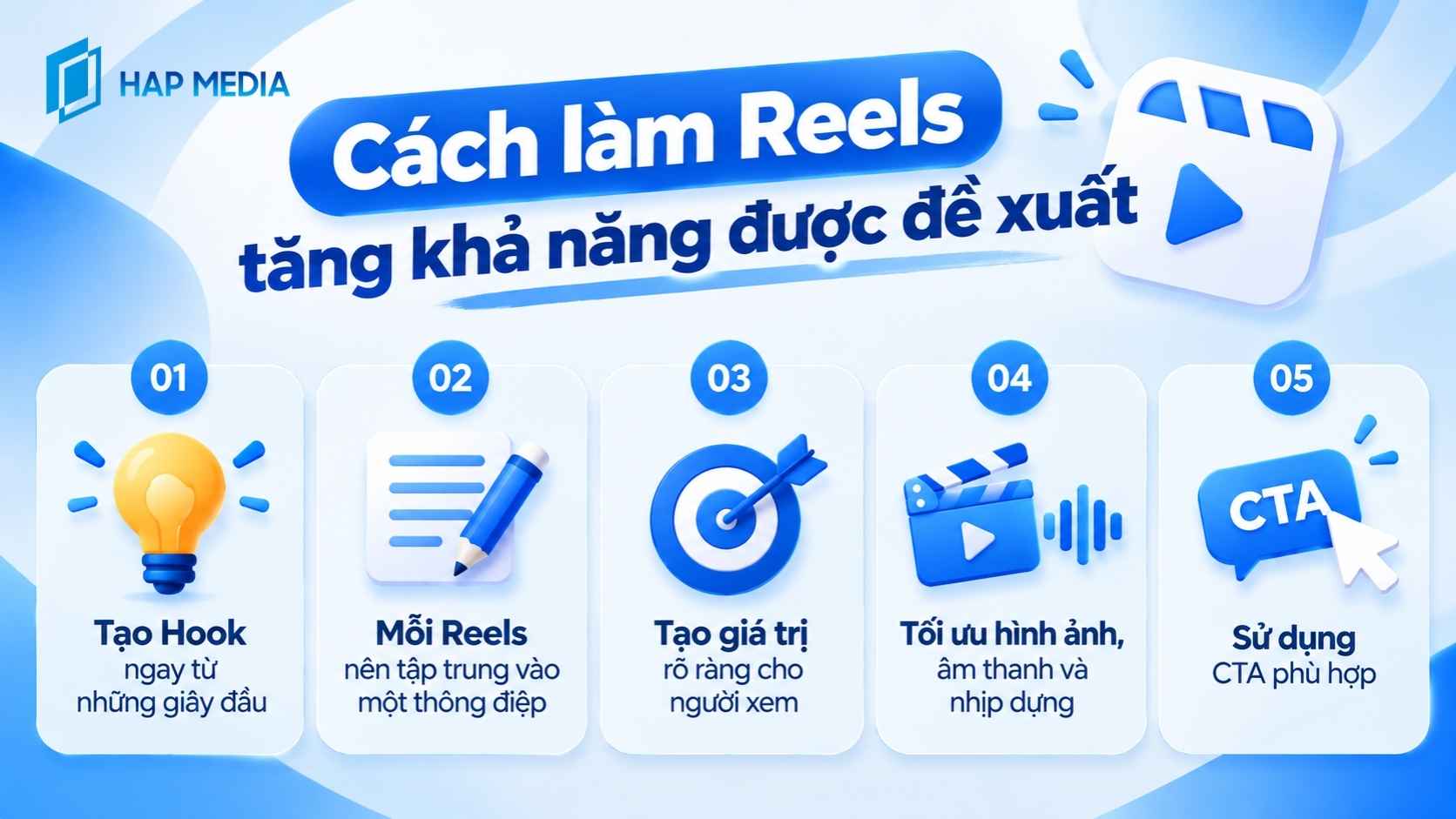 Làm sao để Reels được đề xuất? Cách tăng reach hiệu quả 3 cách làm reels tăng khả năng được đề xuất