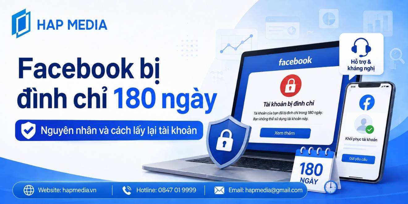 Facebook bị đình chỉ 180 ngày
