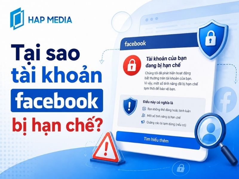 tại sao tài khoản facebook bị hạn chế